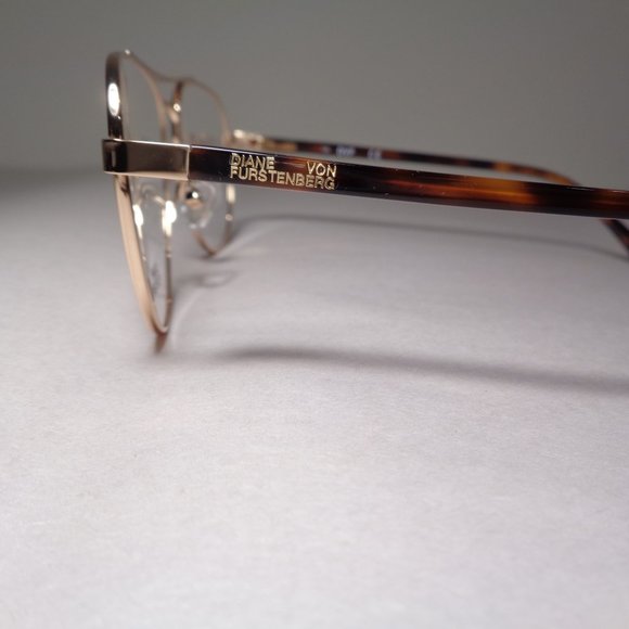 Diane von Furstenberg DVF8069 Gold New Women's Eyeglass Frames Eyeglasses - Picture 14 of 14